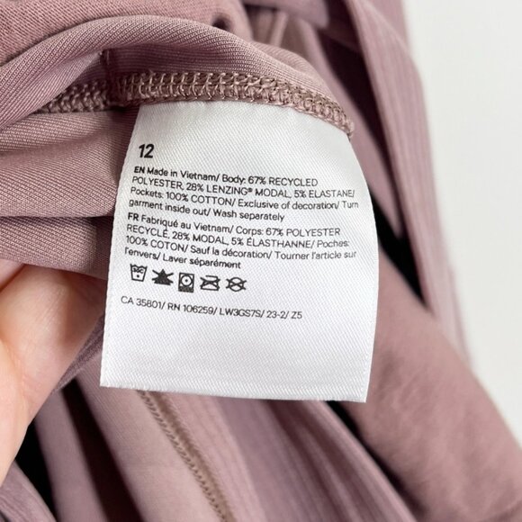 Lululemon Ribbed Softstreme Belted Wrap Twilight Rose - Picture 11 of 11